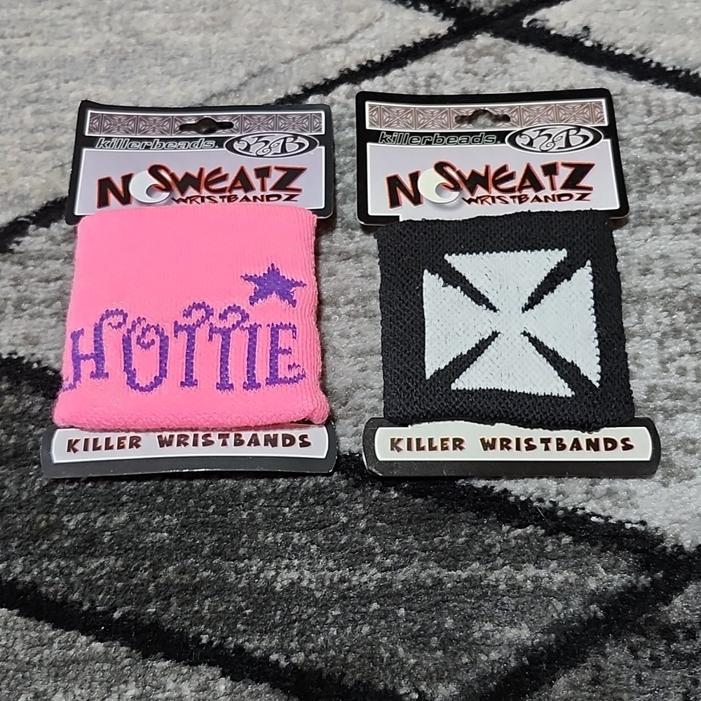 KILLER BEADS NO SWEATZ SWEATBAND WRIST WRAPS/BANDS